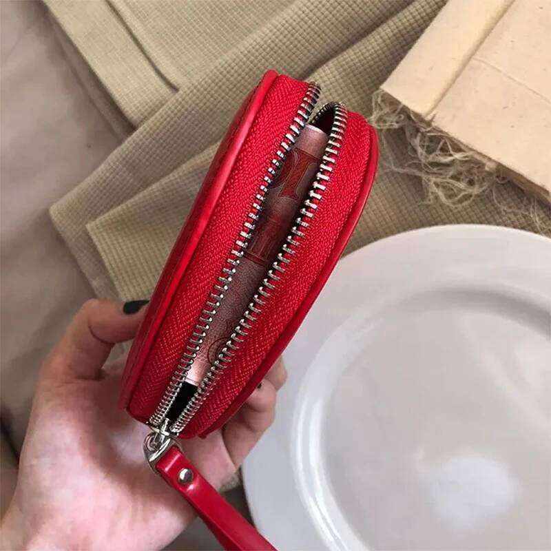 JIOMAY Business Wallet Designer Brand Womens Wallets Women Sale Purses for Girls Kawaii PU Leather Heart Bag C260304