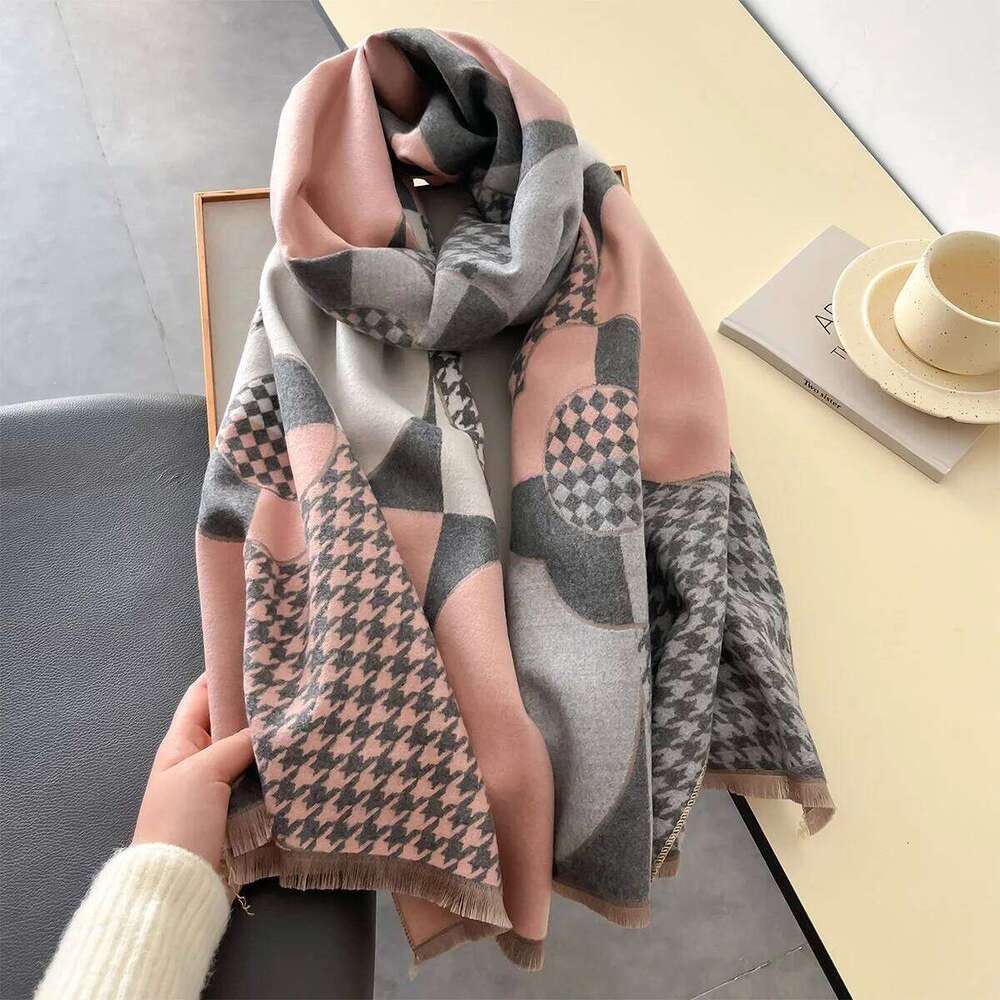 Korean Men Women Winter Scarves Double Sided Cashmere Warm Scarf Fashion New Shawl Student Travel Wraps Bufanda Echarpe Blanket XJ260304