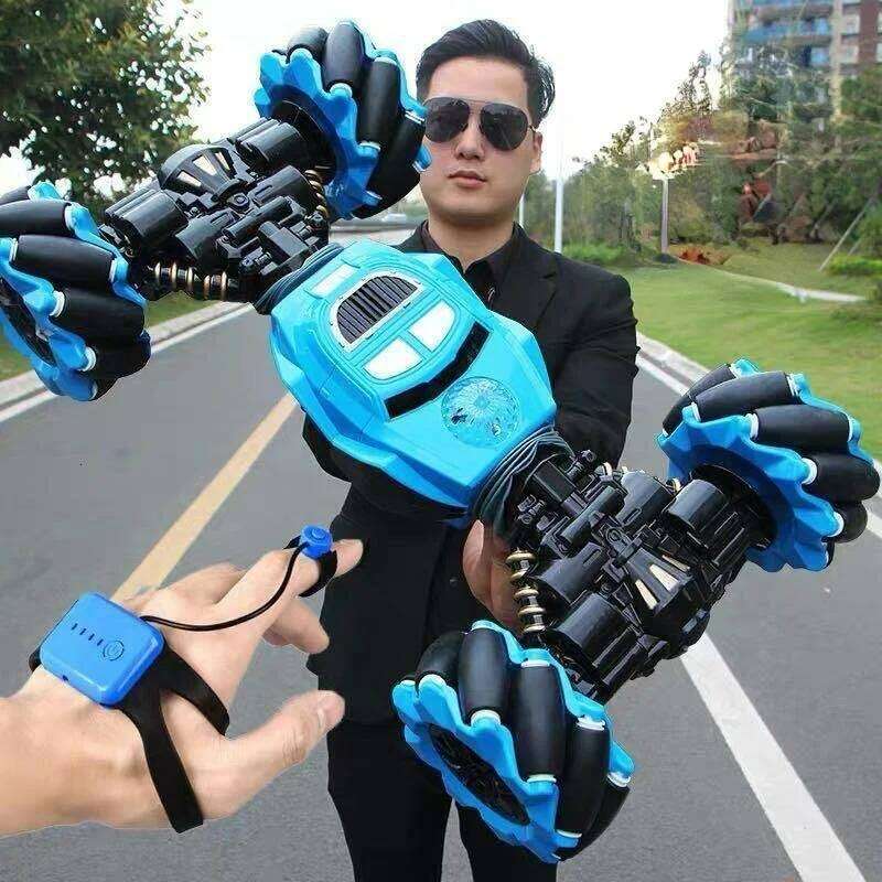 Gesture sensing watch remote control twist car one key deformation RC climbing off-road vehicle toy rc cars for adults gift Z260303