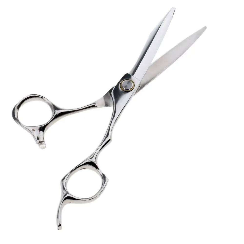 Ergonomic Hair Cutting Scissors Professional Shears Silver Hairdressing Accessories for Salon and Home Use H260303