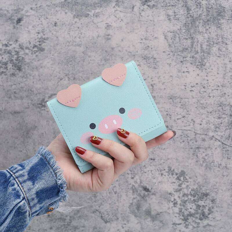 short female cartoon cute student Korean version of multi-card ladies wallet C260304