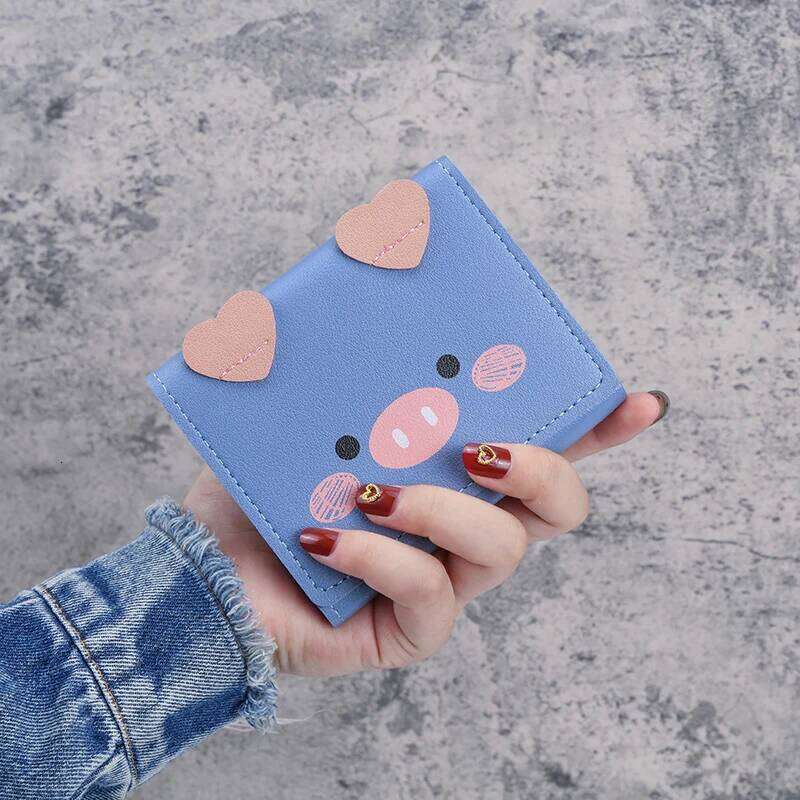 short female cartoon cute student Korean version of multi-card ladies wallet C260304