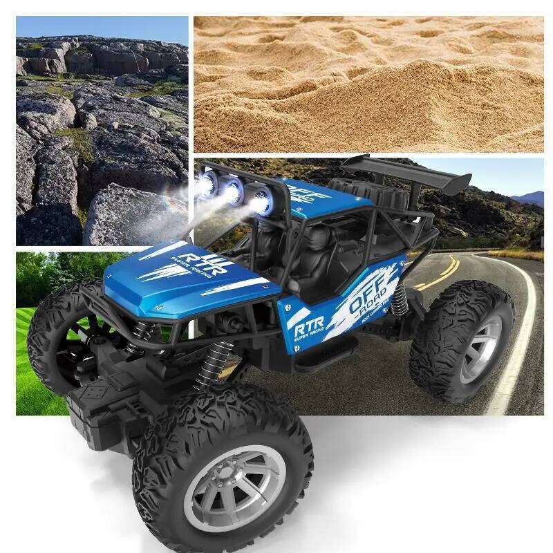 1:20 R/c Remote Alloy Car, Full Function Radio Control High Performance Climbing Vehicle, LED Roof Light, Christmas gift Z260303
