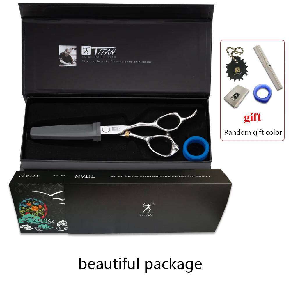 TITAN hair scissors Cutting hairdressing shears barber tool vg10 steel, hand made sharp shear H260303