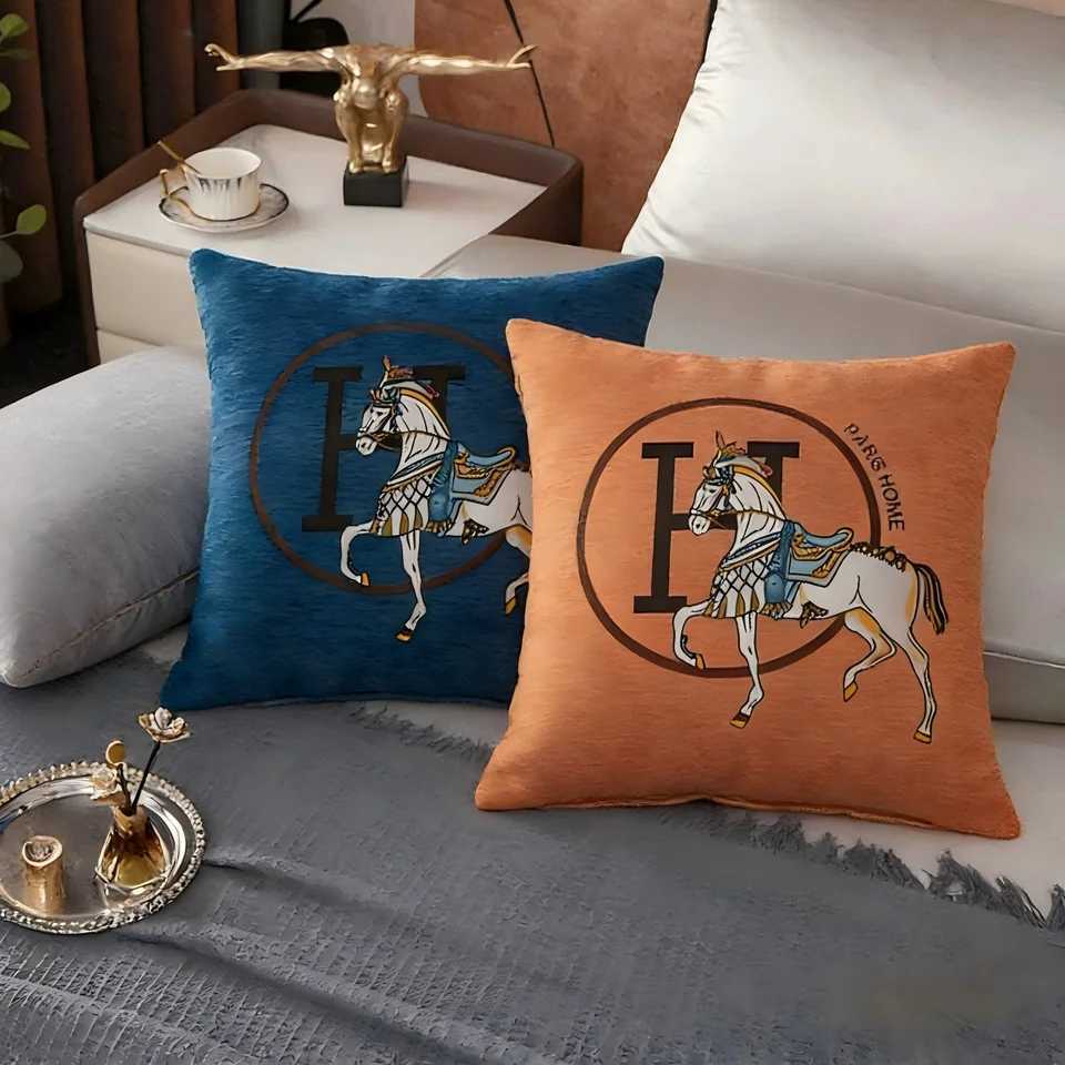 Cable Knit Pillow Cover Luxury Print Soft Decor for Home SofaT260304