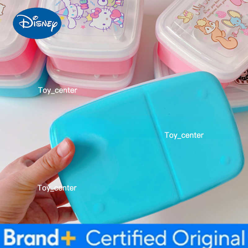 Cartoon Stitch Lunch Box Cute Microwave Leakproof Portable Bento Box Boy Girl Double/Single Layer Large Capacity Food Container H260304