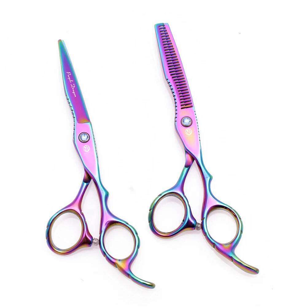 Japan Stainless Hair Cutting Silver Professional Barber 1Pcs Scissors for Hairdresser Z1011 H260303