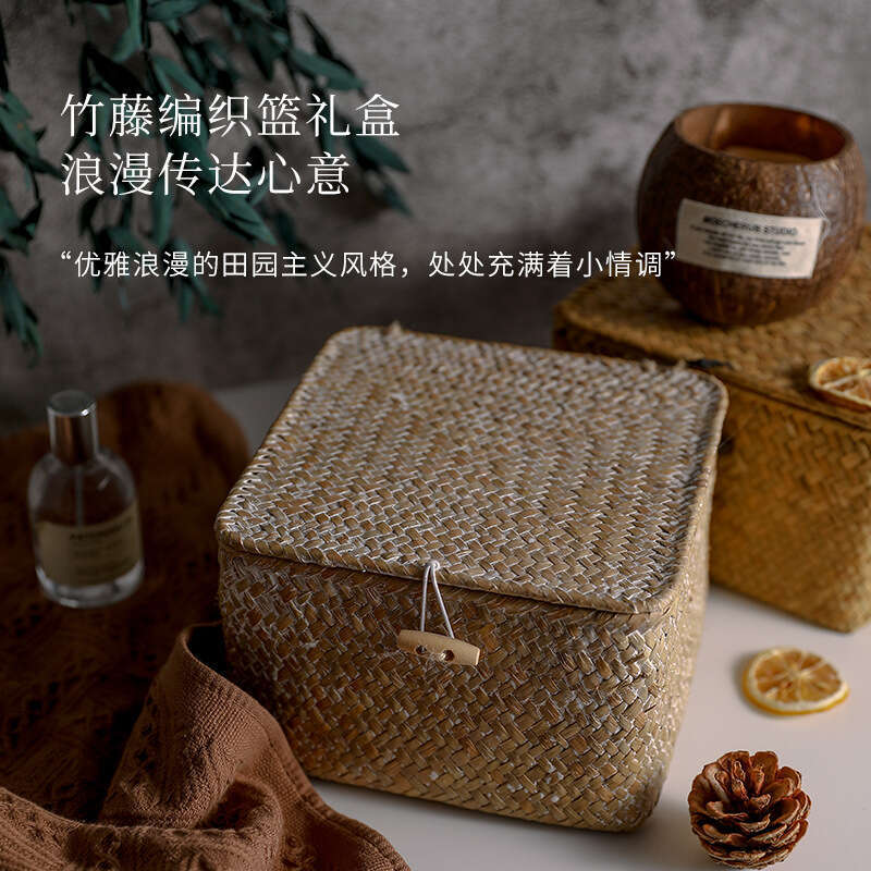 Handmade Coconut Shell Smokeless Fragrance Candle Aromatherapy Box Souvenir Set Butter Lamp Birthday Wedding Return Gift W260304