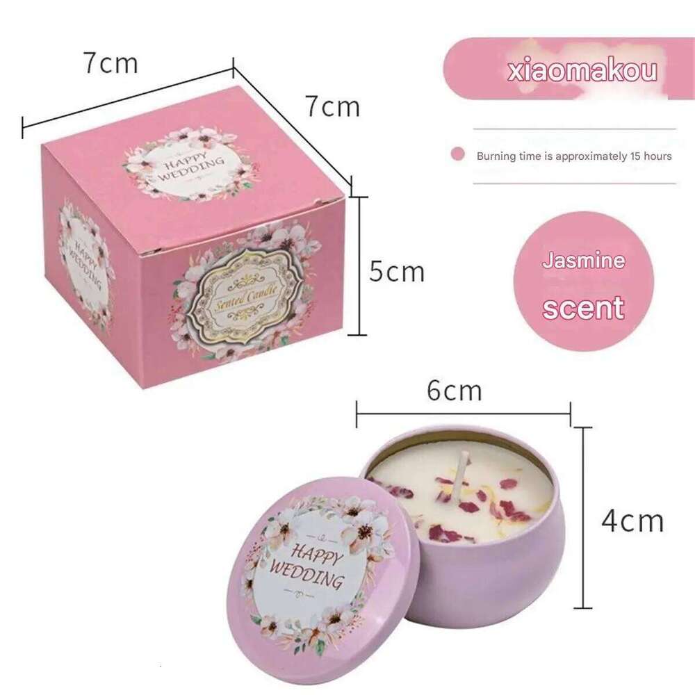 Dried Flower Smokeless Aromatherapy Candle, Romantic Bedroom Sleep Aid, Lightly Scented, Long-lasting Room Fragrance, Women's Gi W260304