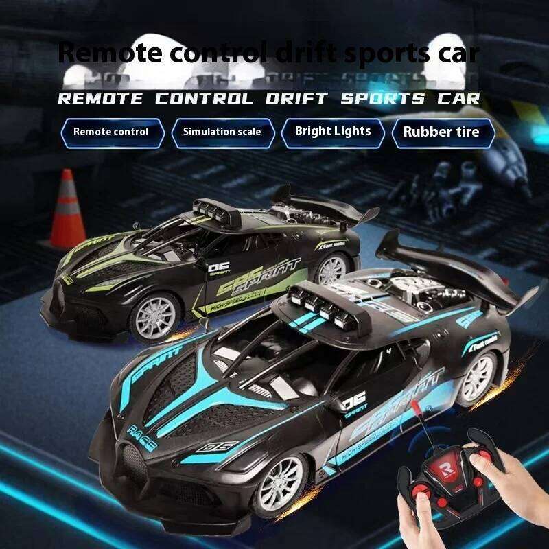 RC Car 4Ch High - Speed Remote Control Drift Electric Sportscar Toy, Perfect Birthday Present for Boys Z260303