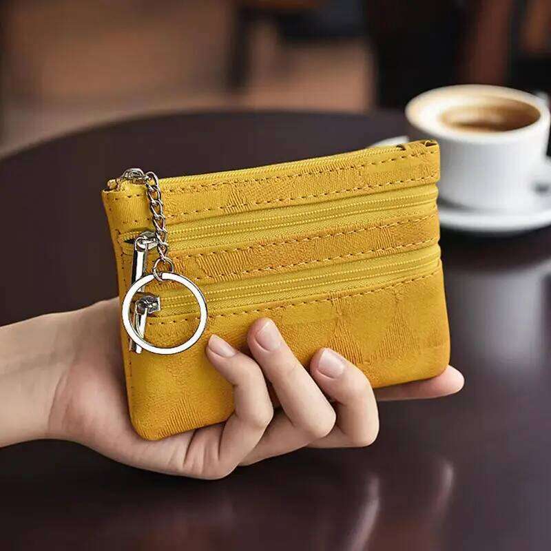 Change Women's Card Bags Fashionable Key Mini Coin Bag Portable And Simple Keychain Small Wallet C260304
