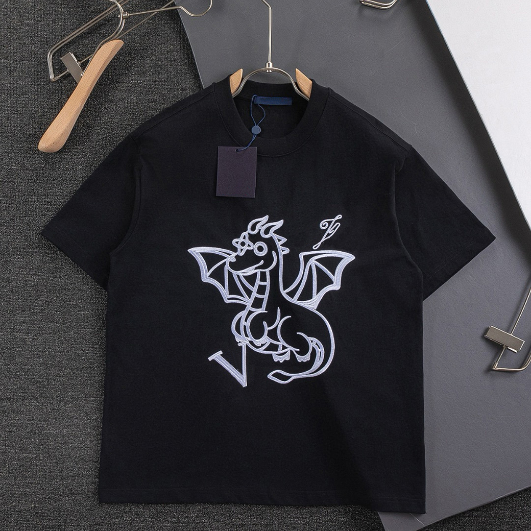 New Designer of luxury T-shirt brand t shirt Clothing letter short sleeve spring summer tide men and women tee
