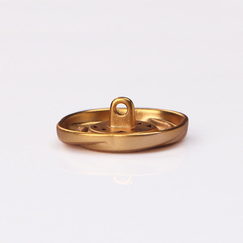 Stylish Threaded Button Set Durable Spiral-Metal Closure