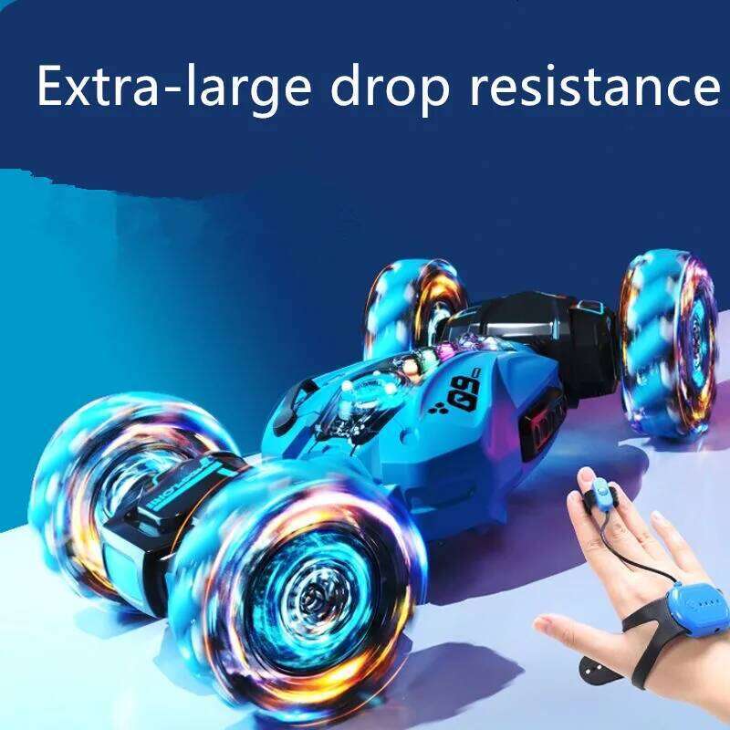 Gesture Sensing Stunt Twist Four-Wheel Drive Drift Off-Road Manual Children's Electric Remote Control Car Toy Z260303