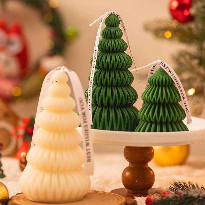 Mini Tree Most Christmas Candles, Festive Home Decoration, Scented Soy Wax Candle W260304