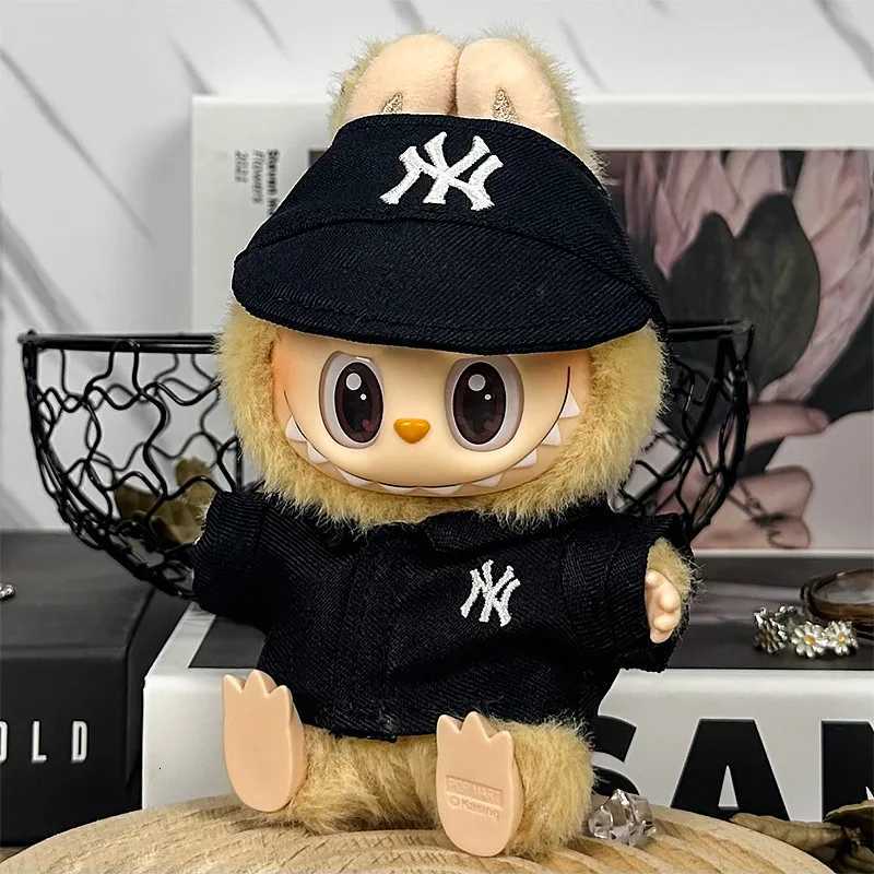 Labubu 17cm Baseball Outfit - Dodgers Jersey & Hat Set for V1/V2/V3, Doll AccessoriesT260304