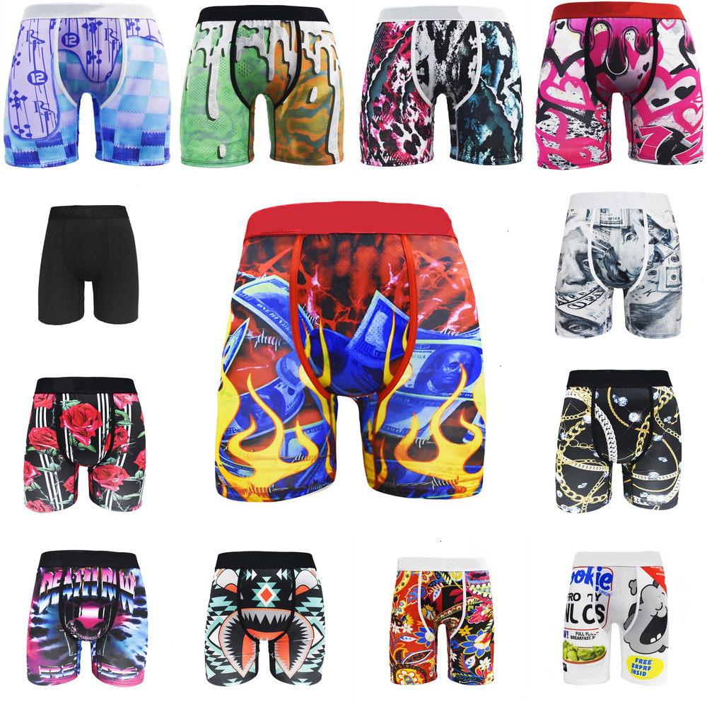 Trendy Designer Men Shorts Boxers Underwear Unisex Underpants Briefs High Quality Quick Dry Breathable Boxer With Package