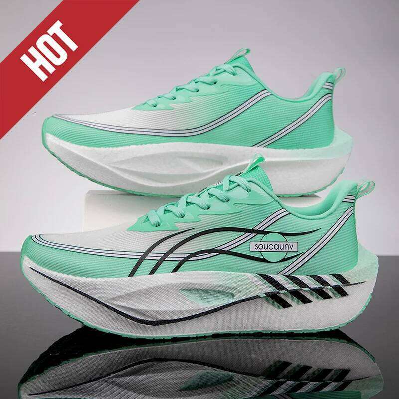 Running Shoes Carbon Board Marathon Men Sports Tenis Breathable Lightweight Women's Comfortable Athletic Nonskid Casual Sneakers 26Y0304
