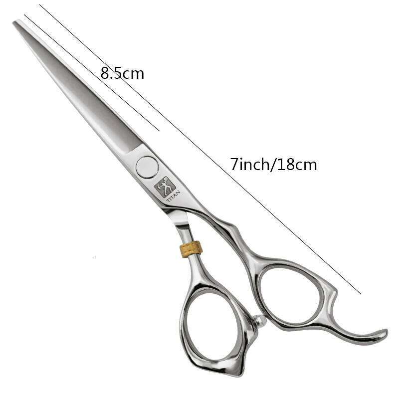 TITAN Hair scissors barber shear professional cutting scissor 7inch JP 440C stainless steel H260303