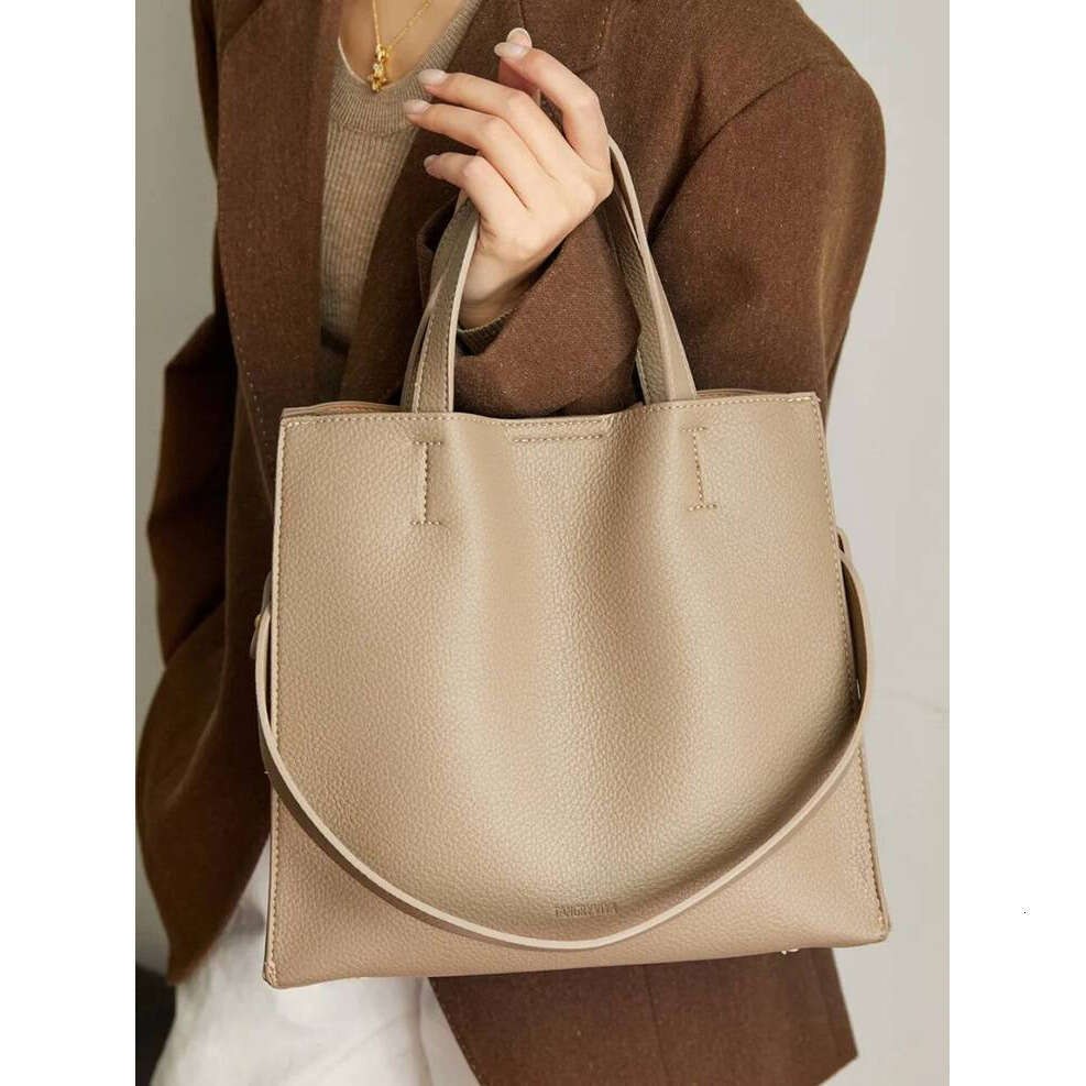 OLOEY Fashion Women Handbag Large Capacity Pu Leather Lychee Grain Ladies Shoulder Bags Brand Design Commuting Female Big Totes Bolsas