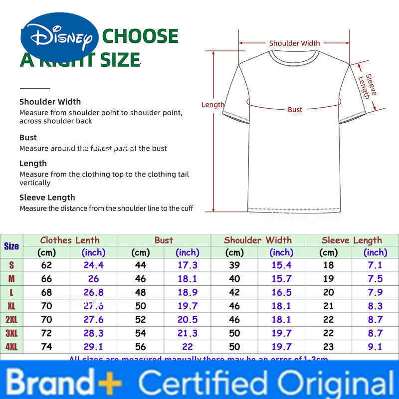 Disney NewModel Minnie T shirt Year round clothing personality Clothes Plus Size Unisex high quality Y2k Couples Classic soft H260304