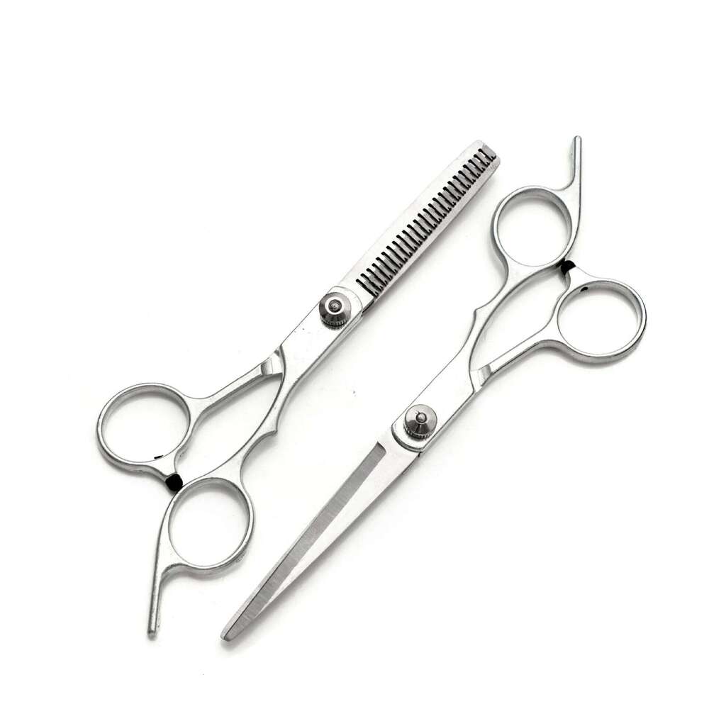 Professional Barber Scissors Accessories Shop 6 Inch Hairdressing Hair Haircut Cutting Thinning Tools Salon Hairdresser's Set H260303