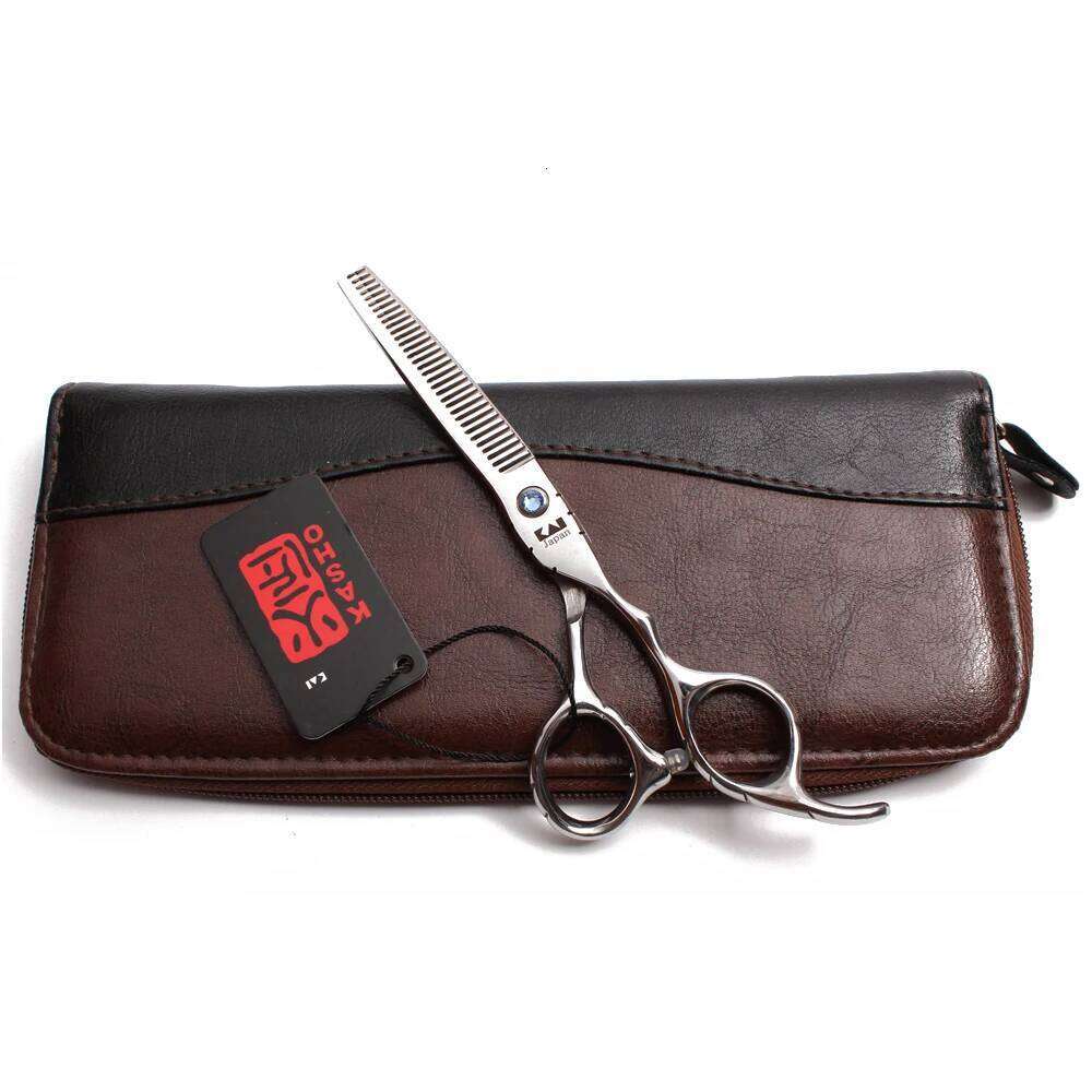 Professional 5.5" 6" Stainless Hair Cutting Thinning Shears Hairdressing Scissors Haircut Set H1010 H260303