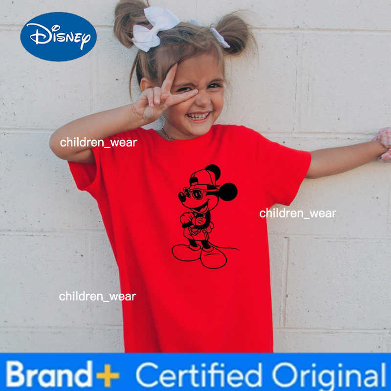 Disney Hi My Friend Mickey T-Shirt Mickey Avatar Comfortable Color Family Travel Parent-Child T-Shirt Mickey Vacation T-Shirt H260304
