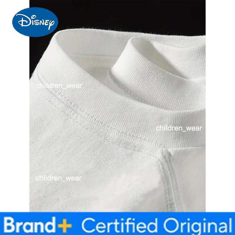 Disney 2025 New Mickey and Minnie Printed Cotton Couple T-Shirt Fashion Round Neck Loose Top Valentines Day Daily Y2K T-Shirt H260304