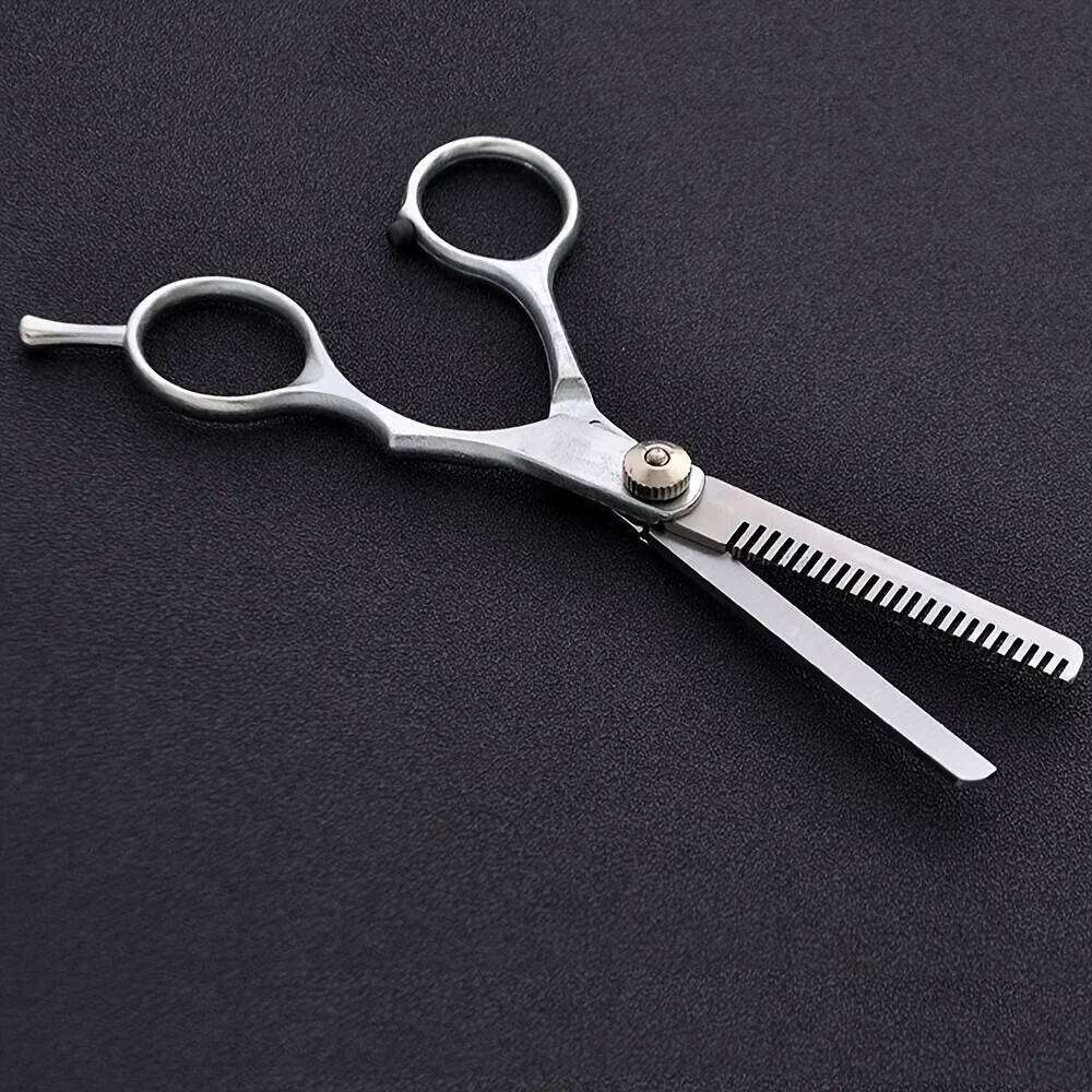 1pc/ Styling tools cutting stainless steel Hair flat teeth Broken hair bangs scissors H260303