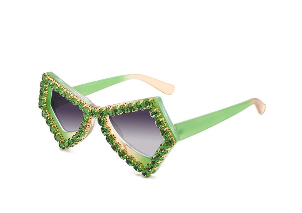 Rhinestone Bling Square Sun Glasses Women Fashion Oversized Transparent Crystal Female Vintage Diamond Sunglasses Eyeglasses 250318