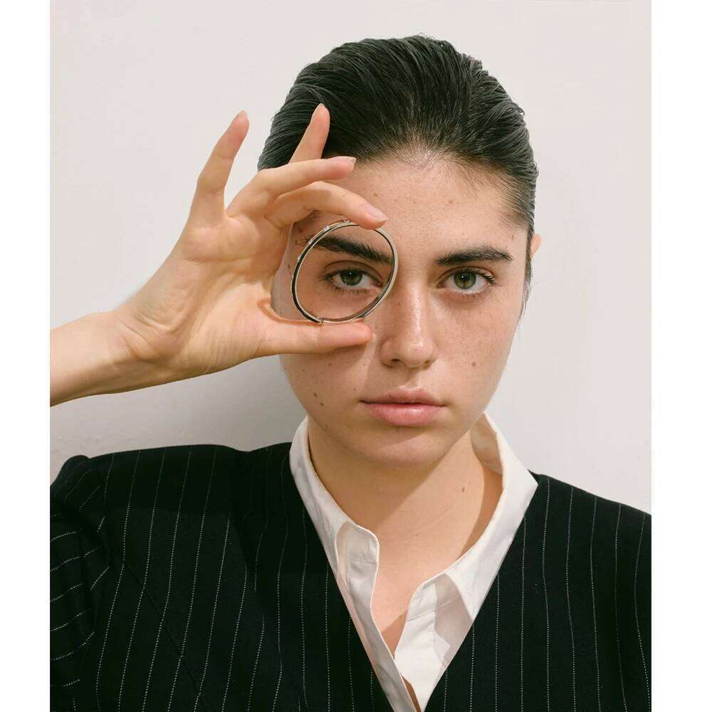 NiNice 2025 Exquisite Stainless Steel Cubic Zirconia Round Bracelet Bangle Fashion Trendy Jewellery Party Gift XJ260303