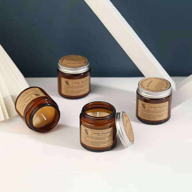 Aromatherapy essential oil smokeless soybean candle cup household fragrance ornament souvenir W260304