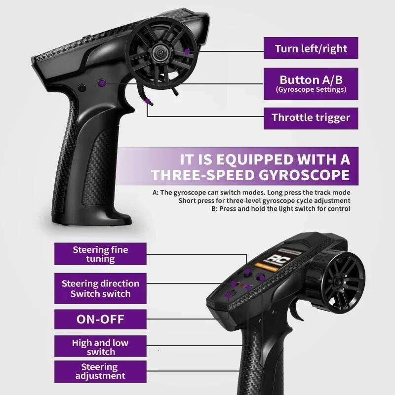 Haiboxing 2198 1/43 Scale RC Drift Car RTR 2.4G Remote Control 4WD High Speed Racing Model for Adults Z260303