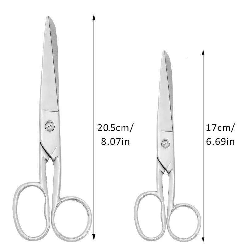 SHWAKK Durable Silver Embroidery Tailor Scissors Sewing Craft Thread Needlework Scissor Cutter DIY Fabric Dressmaker Shears H260303