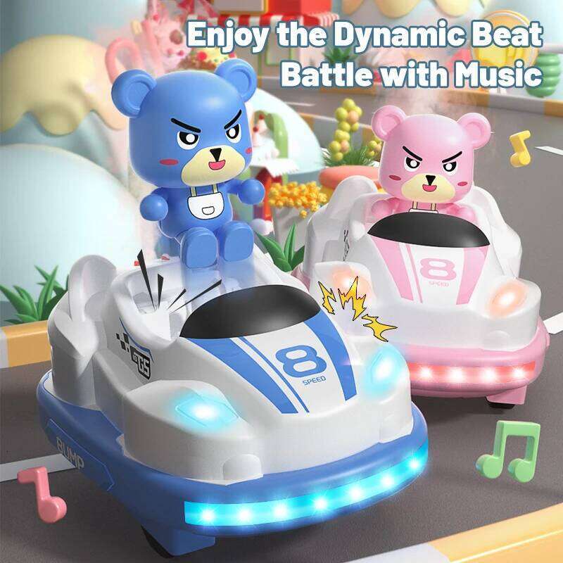 Remote Control Bumper Car Sound And Light music Parent-child Competitive Interaction Go Kart Battle Boy Toys for Children Z260303