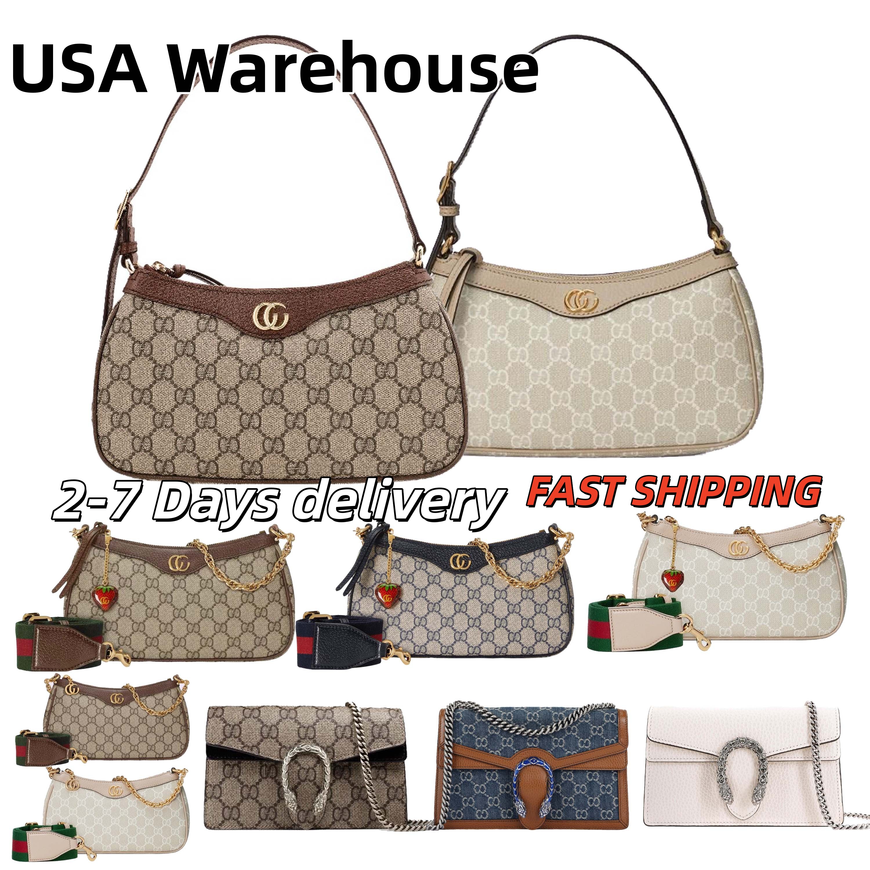 Designer Bag Shoulder Bags Leather Bag Women Classic Handbag Ladies Designer Messenger Underarm Bag Lady Purse Brown Wallet Letter with Leather Bag 10