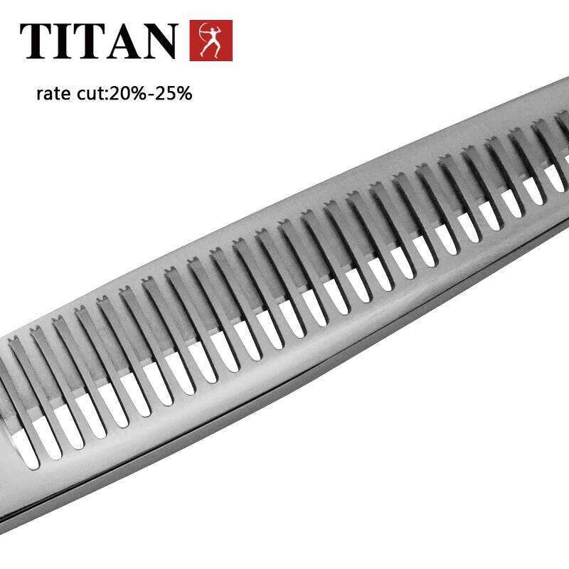 TITAN professional Barber cut left handle hair scissors thinning hairdressing cutting H260303
