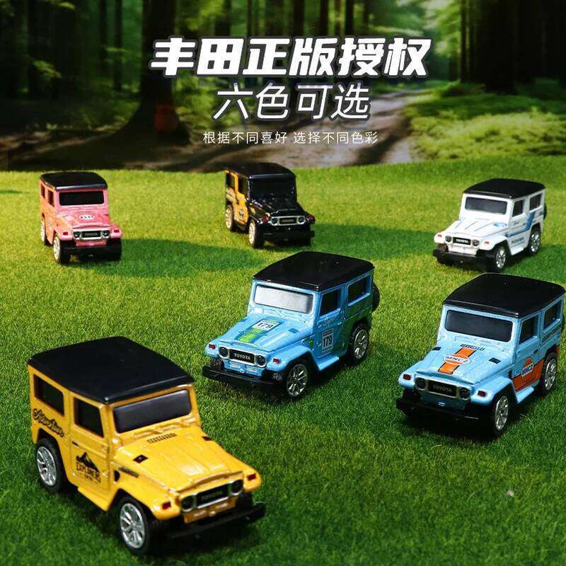 New Small Mini Remote Control Alloy Toyota Model Car with Light Children's Birthday Gift Toy Z260303