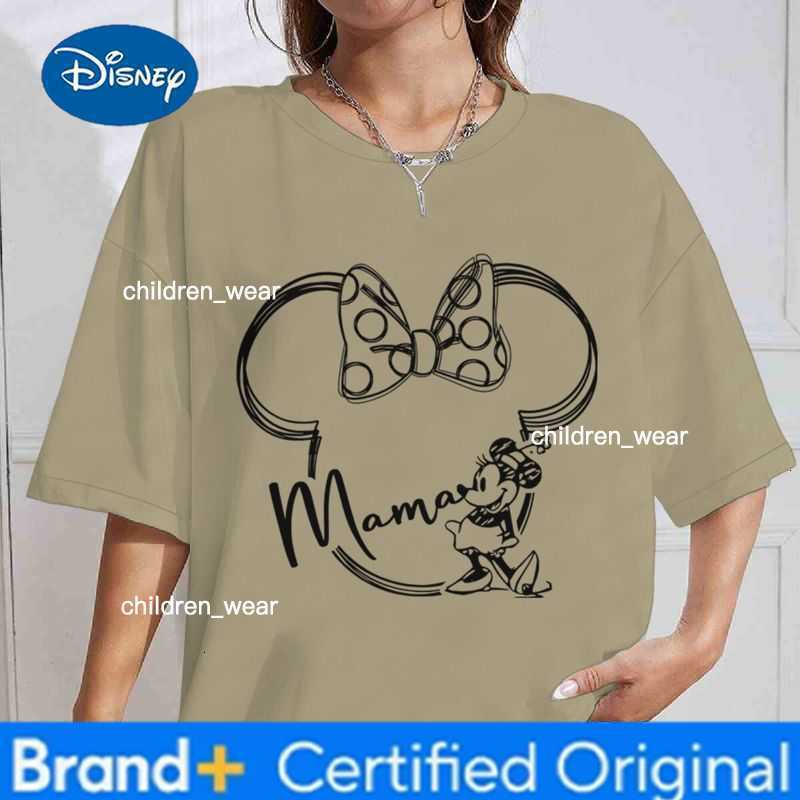 Disney New Mickey Minnie Couple T Shirts Cotton Valentines Day Cartoon Short Sleeve O Neck Tees Matching Outfits for Men Women H260304