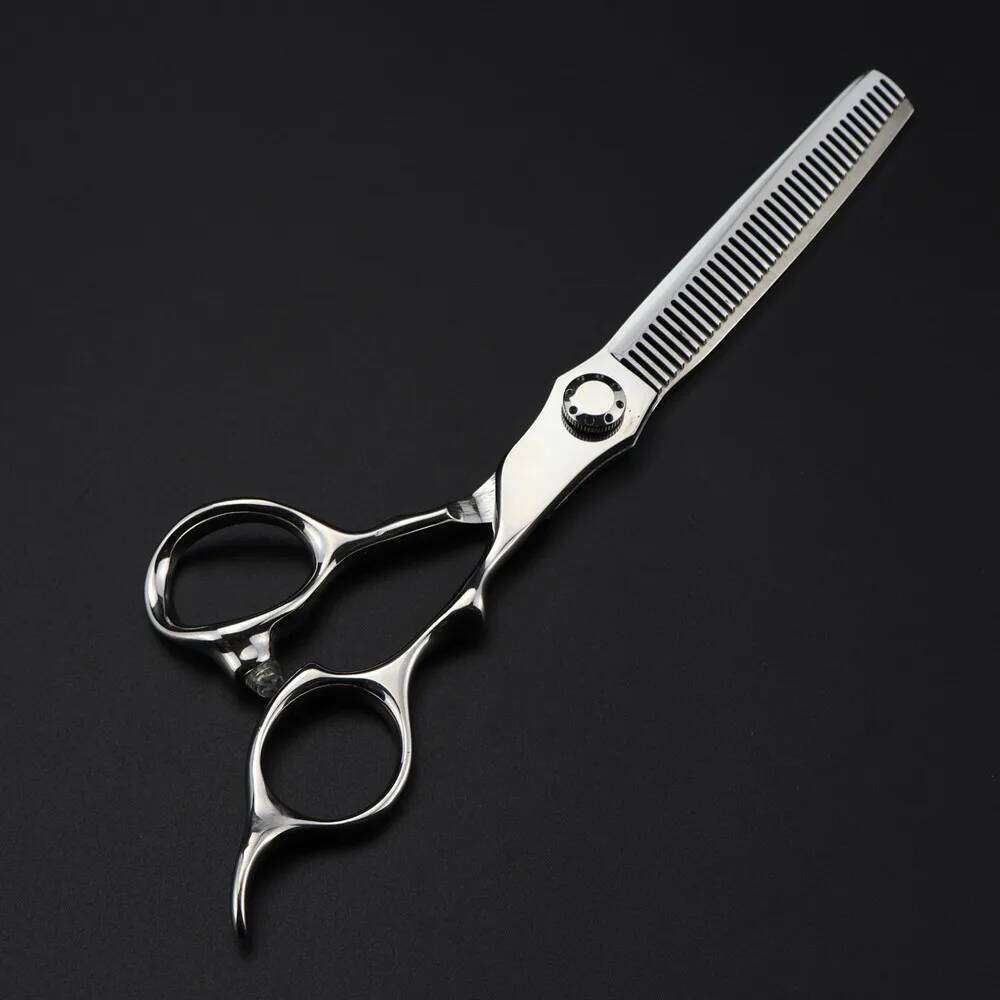 Professional Japan 440c steel 6.5 '' scissor Silver hair haircut thinning barber cutting shears hairdressing scissors H260303