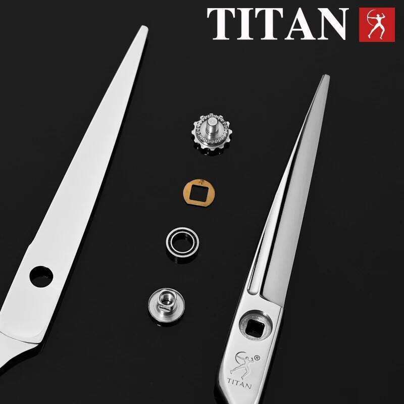 TITAN professional barber scissors hairdressing cut hair shear 6inch high-end quality steel H260303