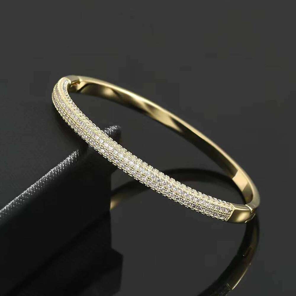 Micro Inlaid Charm Bracelet for Women, Handicraft, High Grade Feeling, Full Zircon Circle, Exquisite Light Luxury, New XJ260303