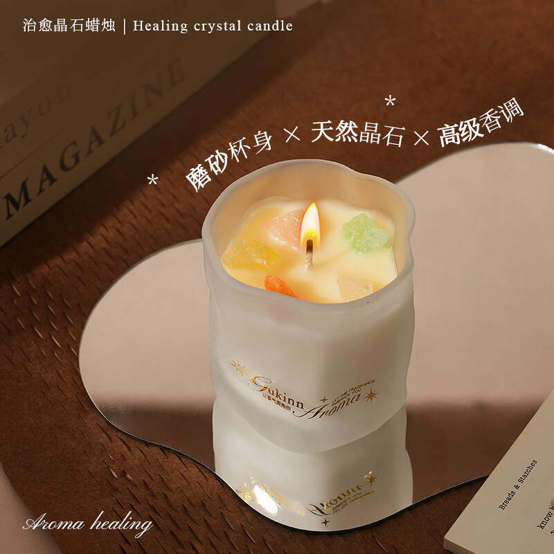 Twist Cup Romantic Candlelight High-end Candle Aromatherapy Smokeless Soy Wax Gift Wedding Favor W260304