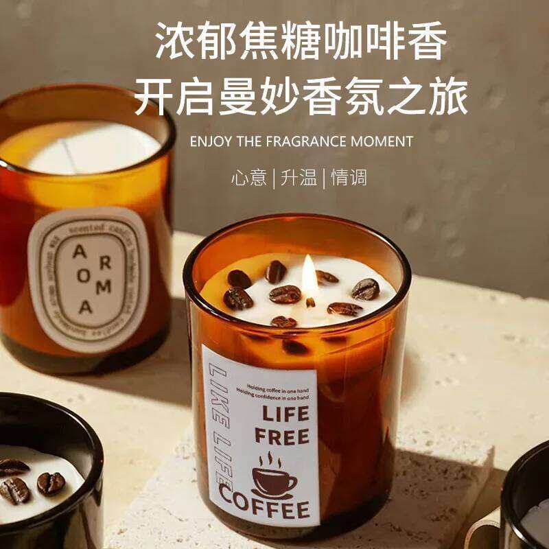 Charcoal-grilled Coffee, Cigars, Scented Candles, Smokeless Soy Jars, Wax Ornaments, Niche High-end Creative Souvenirs W260304