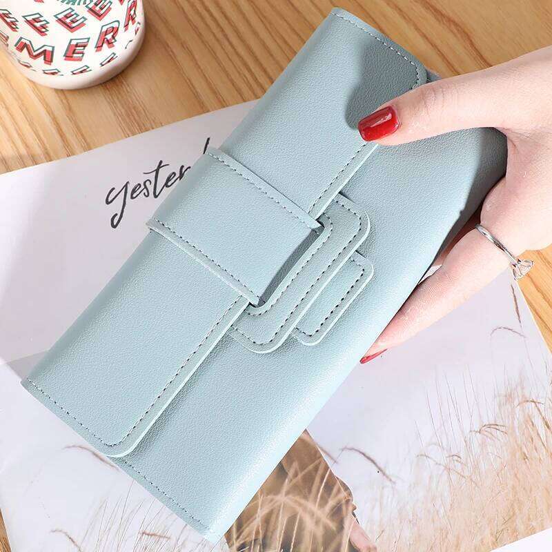 Women Wallet Cardholder Coin Purses Clutch Phone Credit Card Holder Ladies Luxury Large Capacity Leather Bag with Zipper C260304