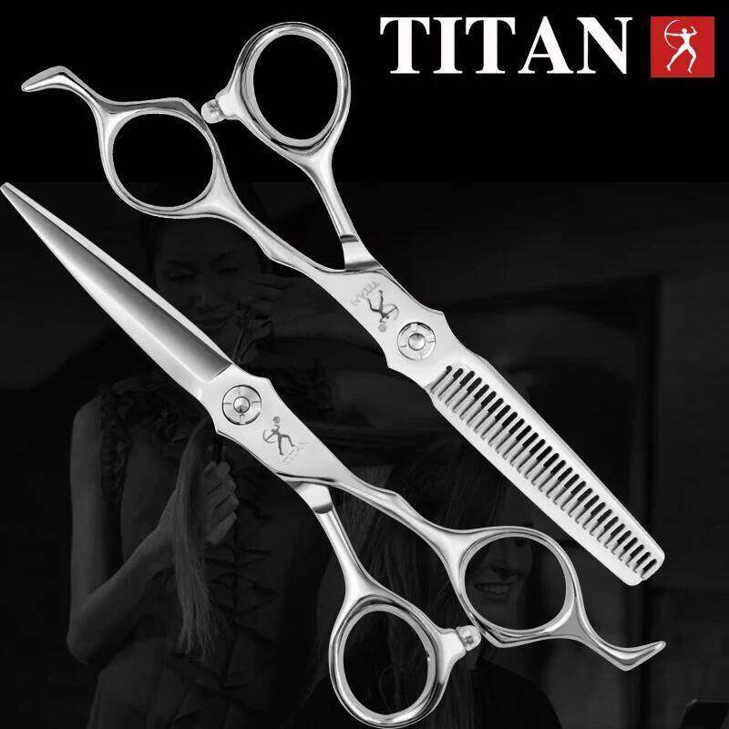 TITAN scissors cutting thinning barber tools shear hair H260303