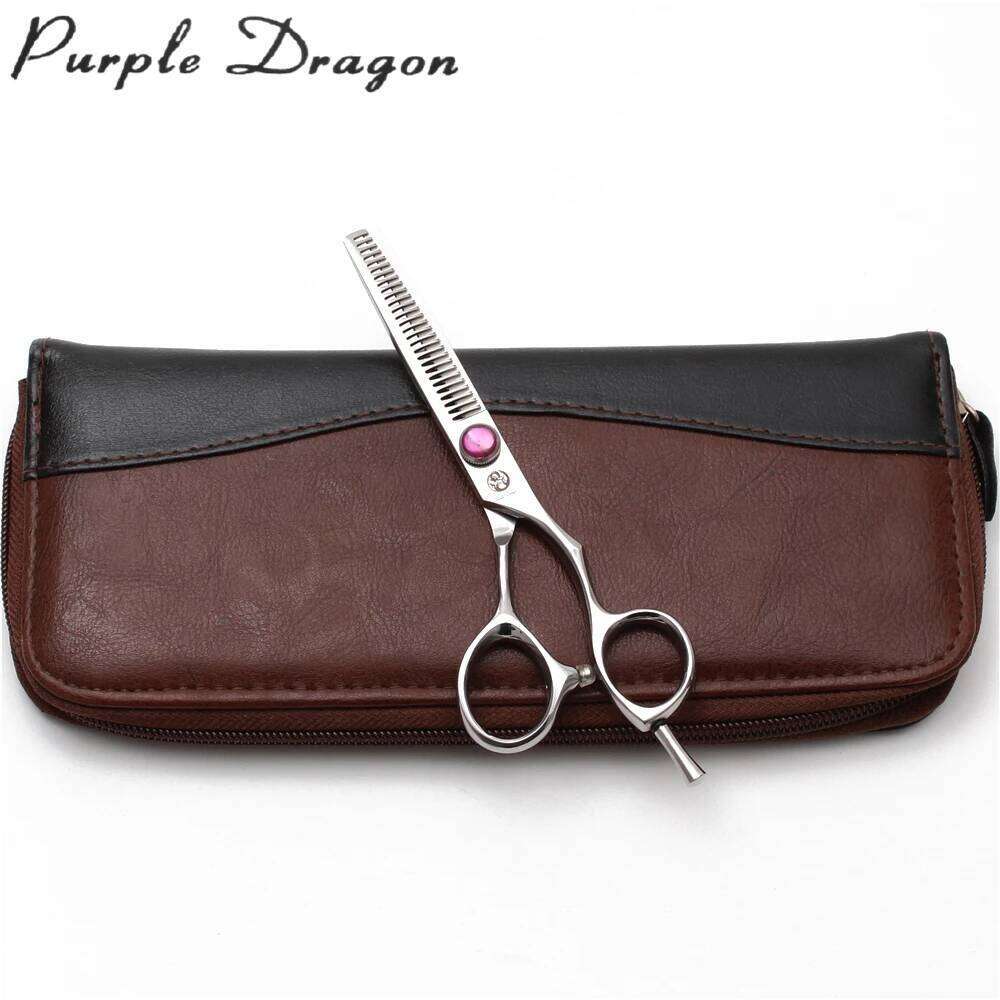 5" 5.5" 6" Titanium Purple Dragon Professional Hairdressing Cutting Shears Thinning Salon Hair Scissors Z9014 H260303