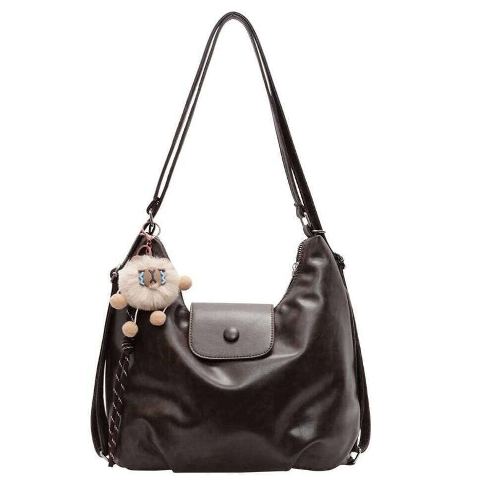 OLOEY New Fashion Luxury Women's Crescent Bag High Quality PU Leather Crossbody Waterproof Shouolder Multi Functional Tote Bag