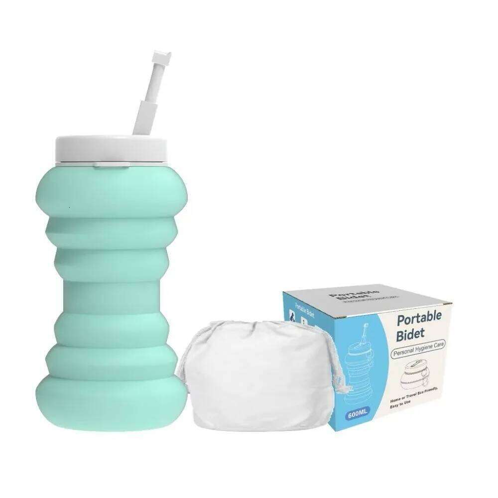 600ml Large Capacity Bidet Spray Portable Reusable Foldable Female Washer Irrigator Press-flush Collapsible S260303
